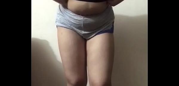  Indian Teen Slut Wife Teasing Show